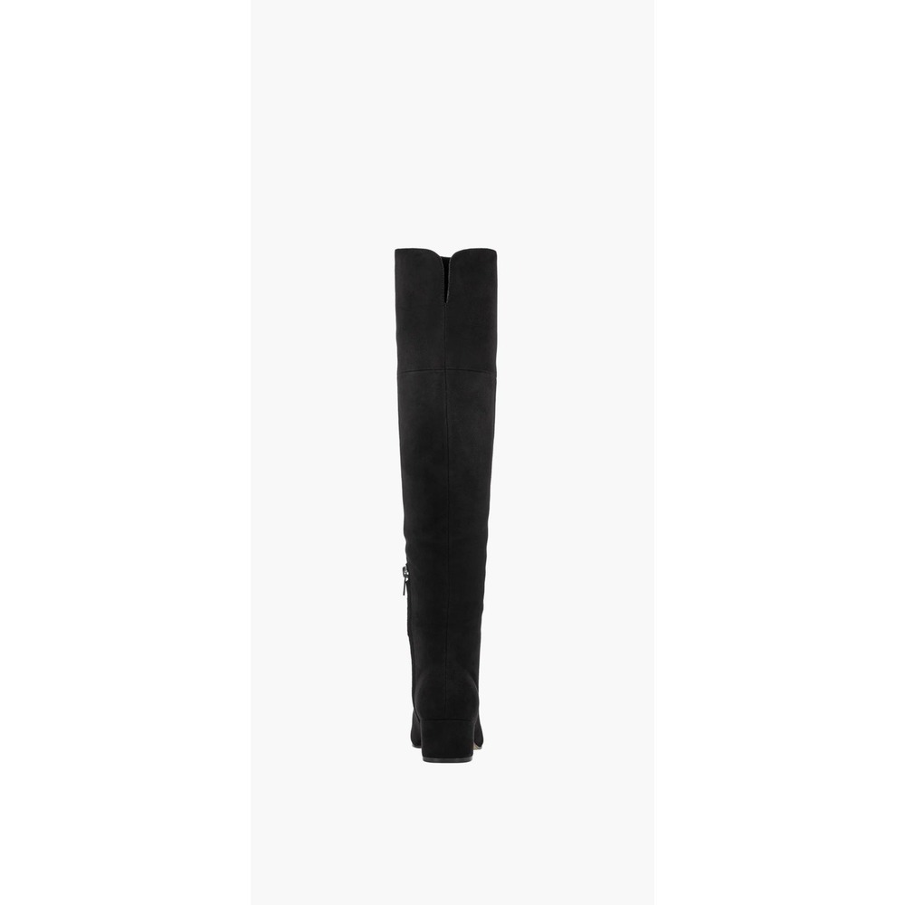 NEW MARC FISHER Lottie Over The Knee Black Suede Boots Women's Size 8.5 NIB $239 - Picture 5 of 16